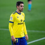 Rubén Sobrino con el Cádiz. (AFP)