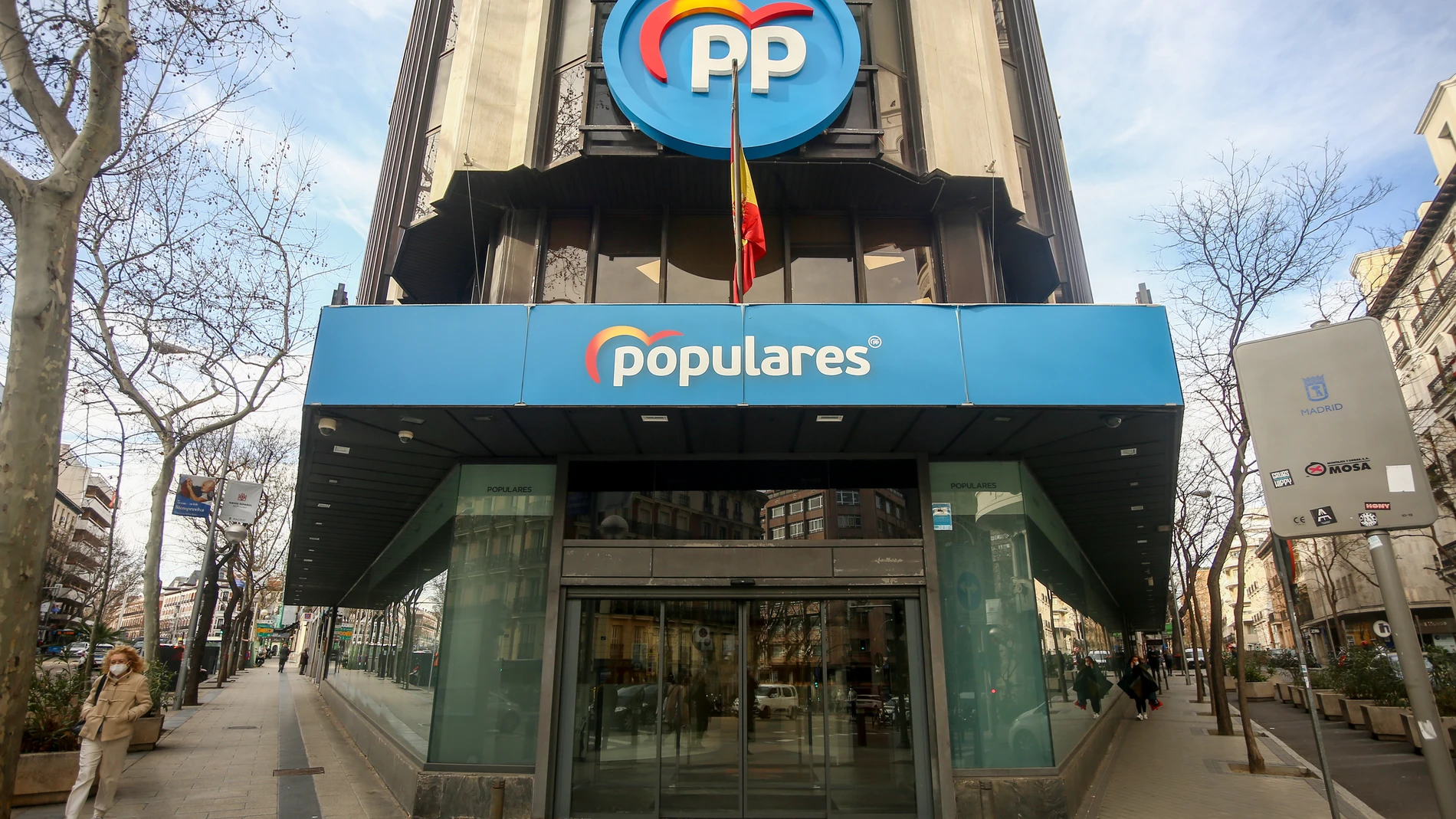 Sede nacional del Partido Popular en la calle Génova