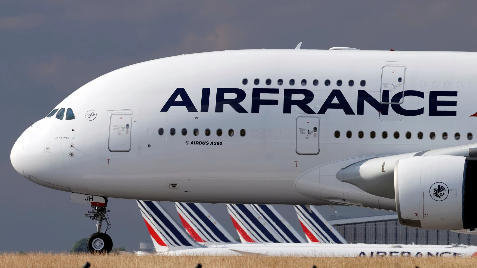 Un Airbus A380, el avión de pasajeros más grande del mundo, de la compañía francesa Air France