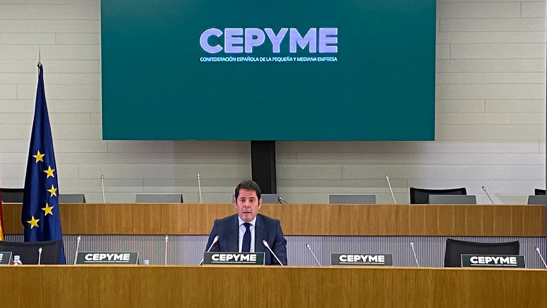 El presidente de Cepyme, Gerardo Cuerva