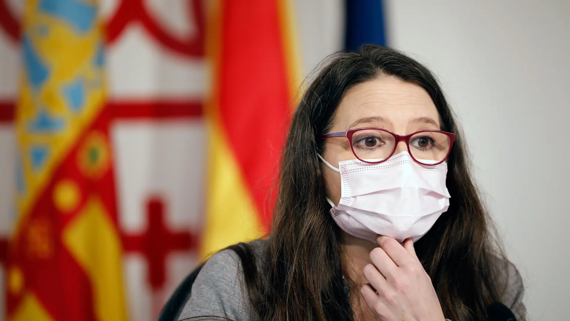 La vicepresidenta del Consell y portavoz del Gobierno valenciano, Mónica Oltra