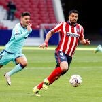 Luis Suárez con el Atlético de Madrid.