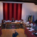 Imagen del pleno del Ayuntamiento de Morella presidido por su alcalde