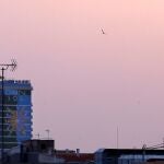 El cielo en Alicante amanece rojizo con la llegada de polvo en suspensión proveniente del Sáhara, fenómeno comúnmente conocido como "lluvia de barro",