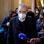 "Josu Ternera", en el Tribunal de Apelación de París el pasado febrero, tras aplazarse el primero de los dos juicios que tiene pendientes en Francia