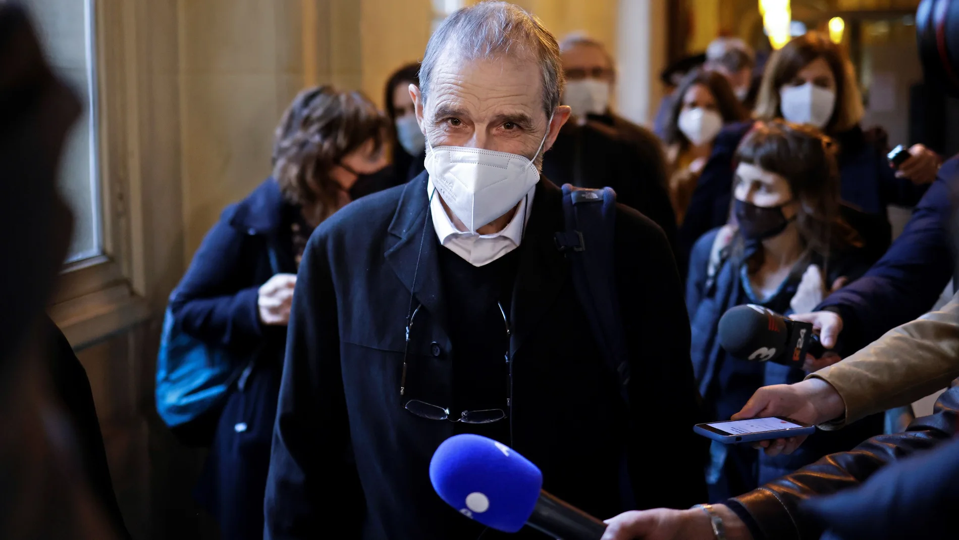 "Josu Ternera", en el Tribunal de Apelación de París el pasado febrero, tras aplazarse el primero de los dos juicios que tiene pendientes en Francia