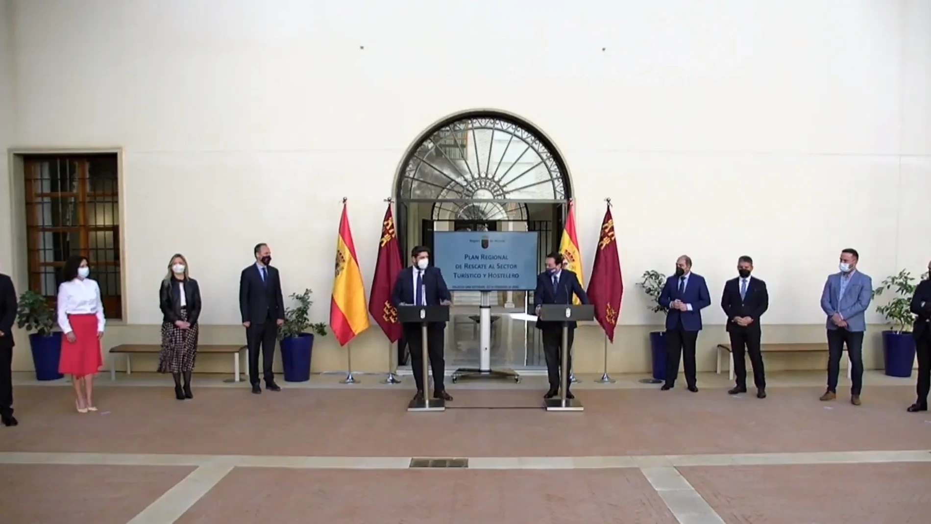 Presentación del Plan de Rescate del sector turístico y hostelero de la Región de Murcia