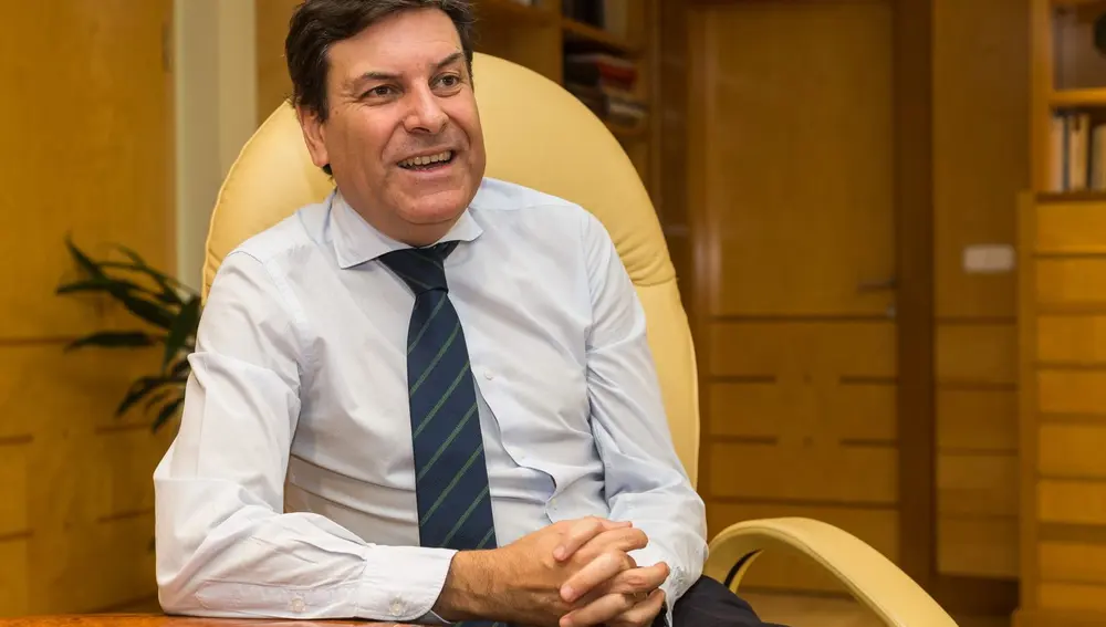 El consejero de Economía y Hacienda de la Junta de Castilla y León, Carlos Javier Fernández Carriedo