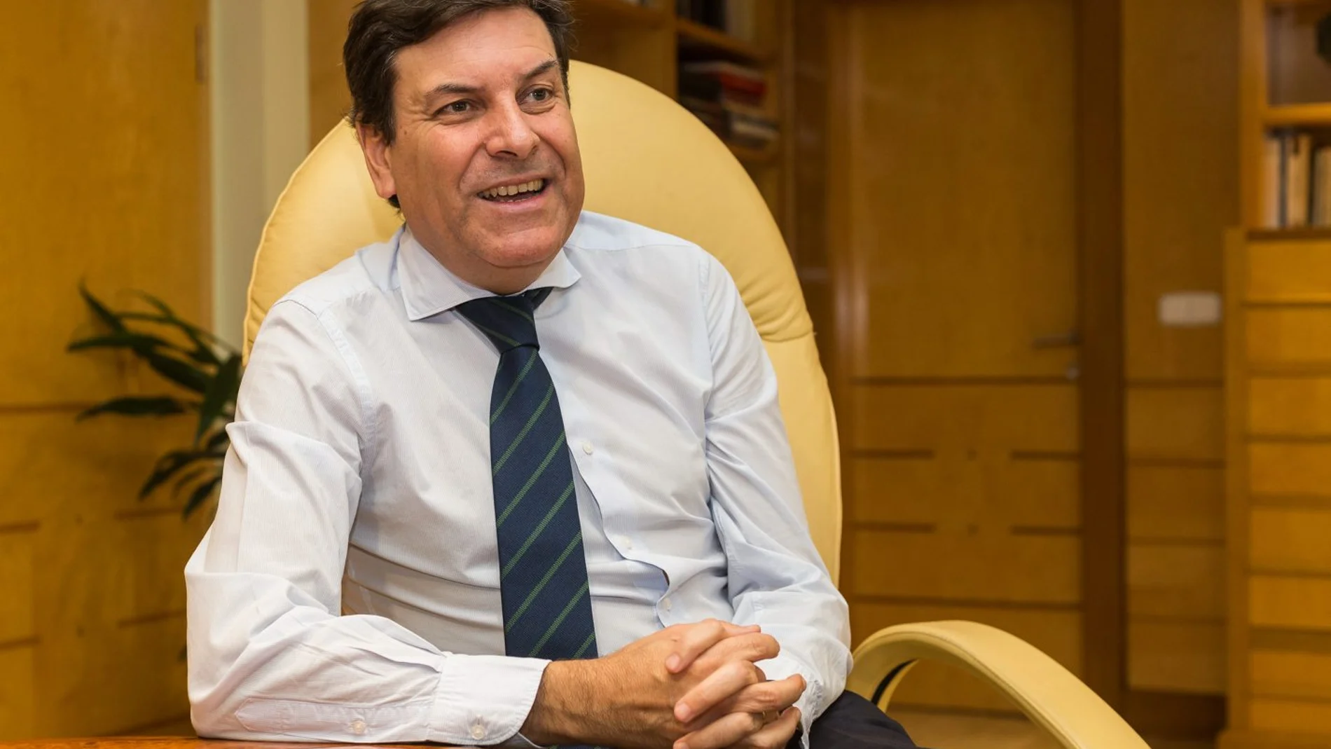 El consejero de Economía y Hacienda de la Junta de Castilla y León, Carlos Javier Fernández Carriedo