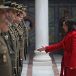 La ministra de Defensa, Margarita Robles, en un acto reciente