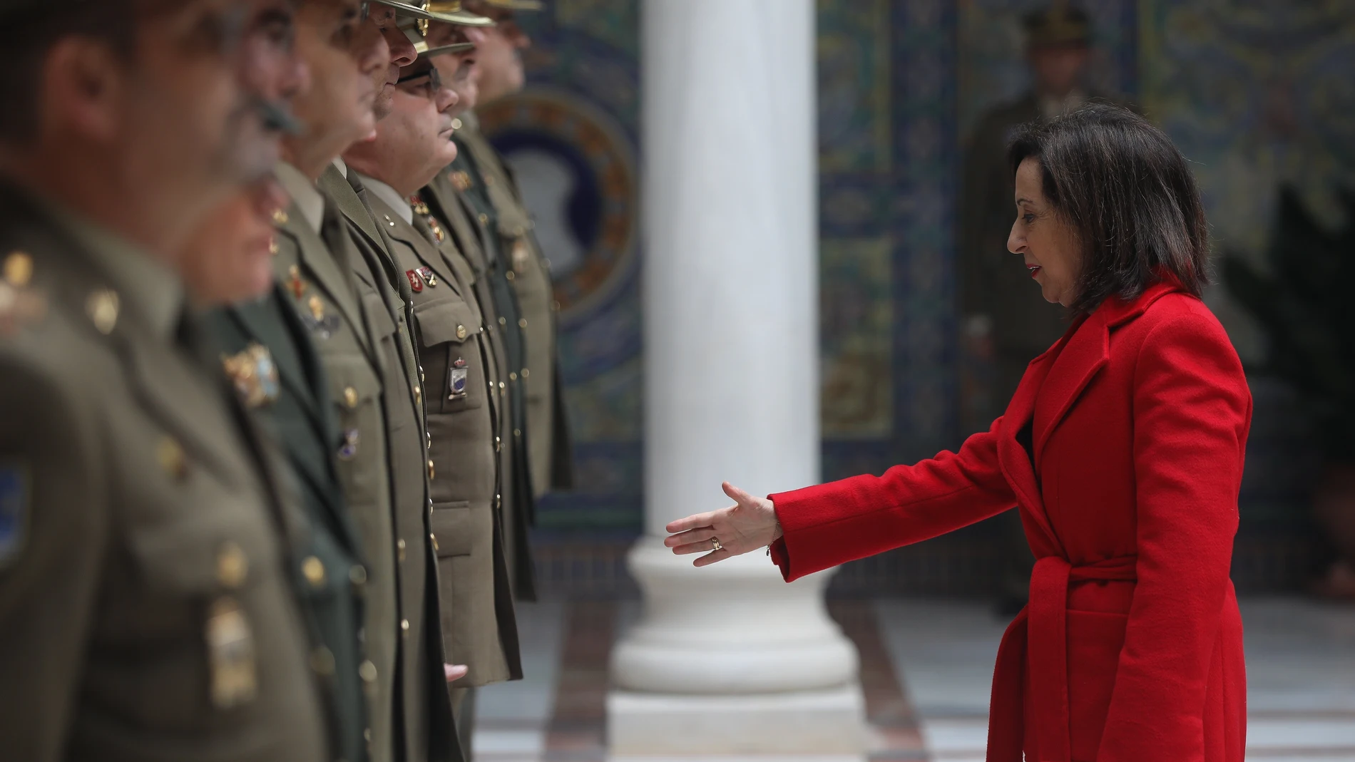 La ministra de Defensa, Margarita Robles, en un acto reciente