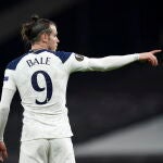 Gareth Bale, en el último partido con el Tottenham en la Europa League
