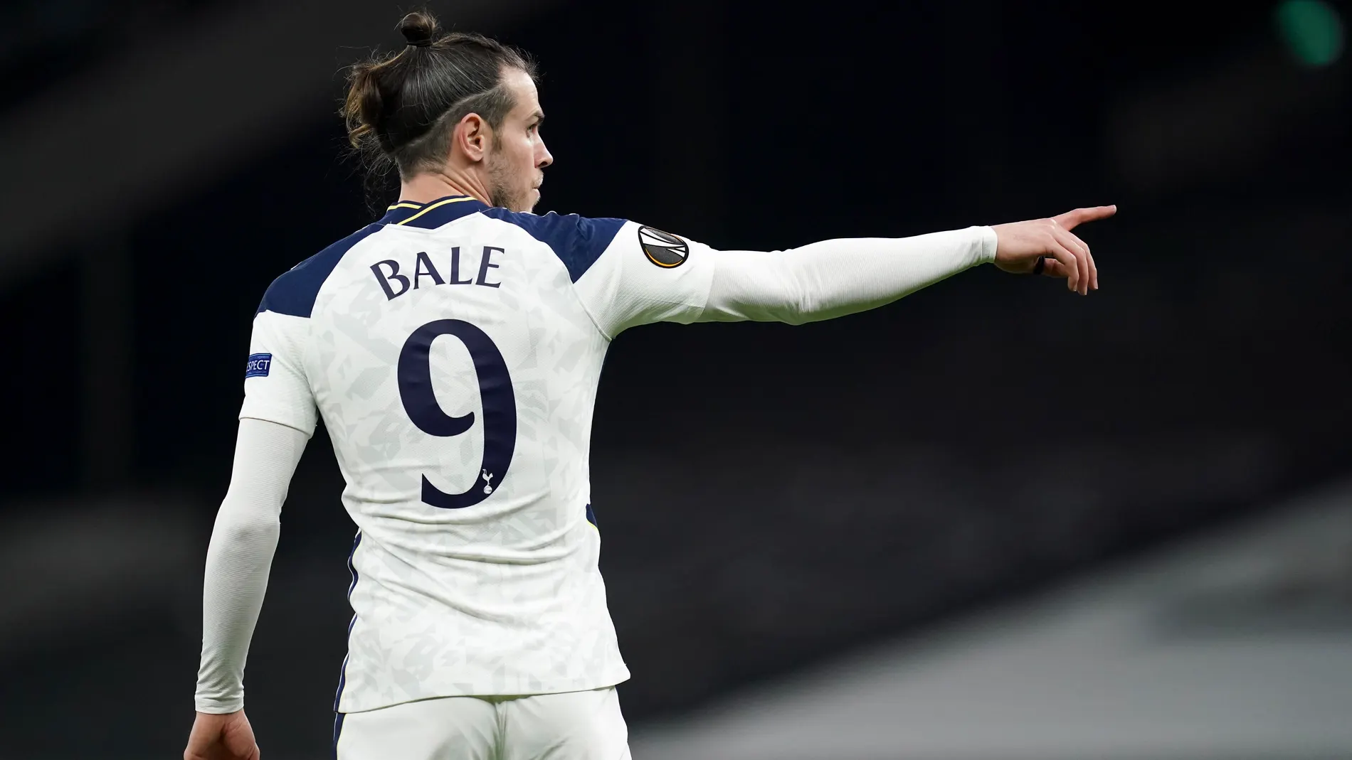 Gareth Bale, en el último partido con el Tottenham en la Europa League