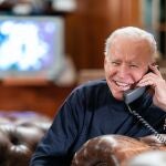 El presidente de EE UU, Joe Biden, durante una conversación telefónica el año pasado