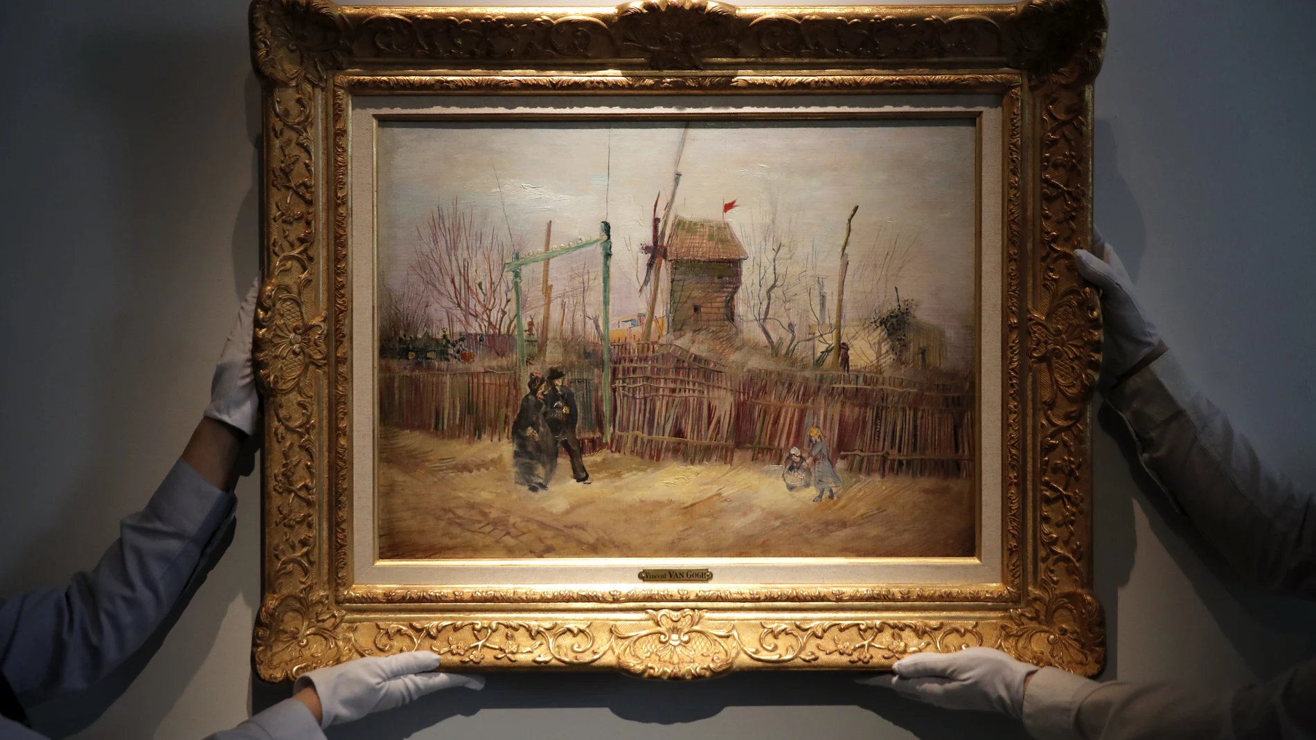 "Escena de calle en Montmartre", de Van Gogh, que se subastará próximanente