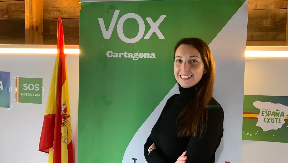 La concejal de VOX Pilar García, nueva portavoz del Grupo Mixto en el Ayuntamiento de Cartagena