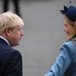 Boris Johnson y Carrie Symonds