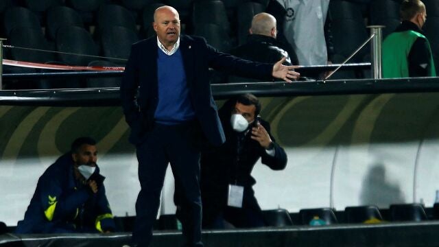 Pepe Mel durante su etapa como entrenador de Las Palmas.