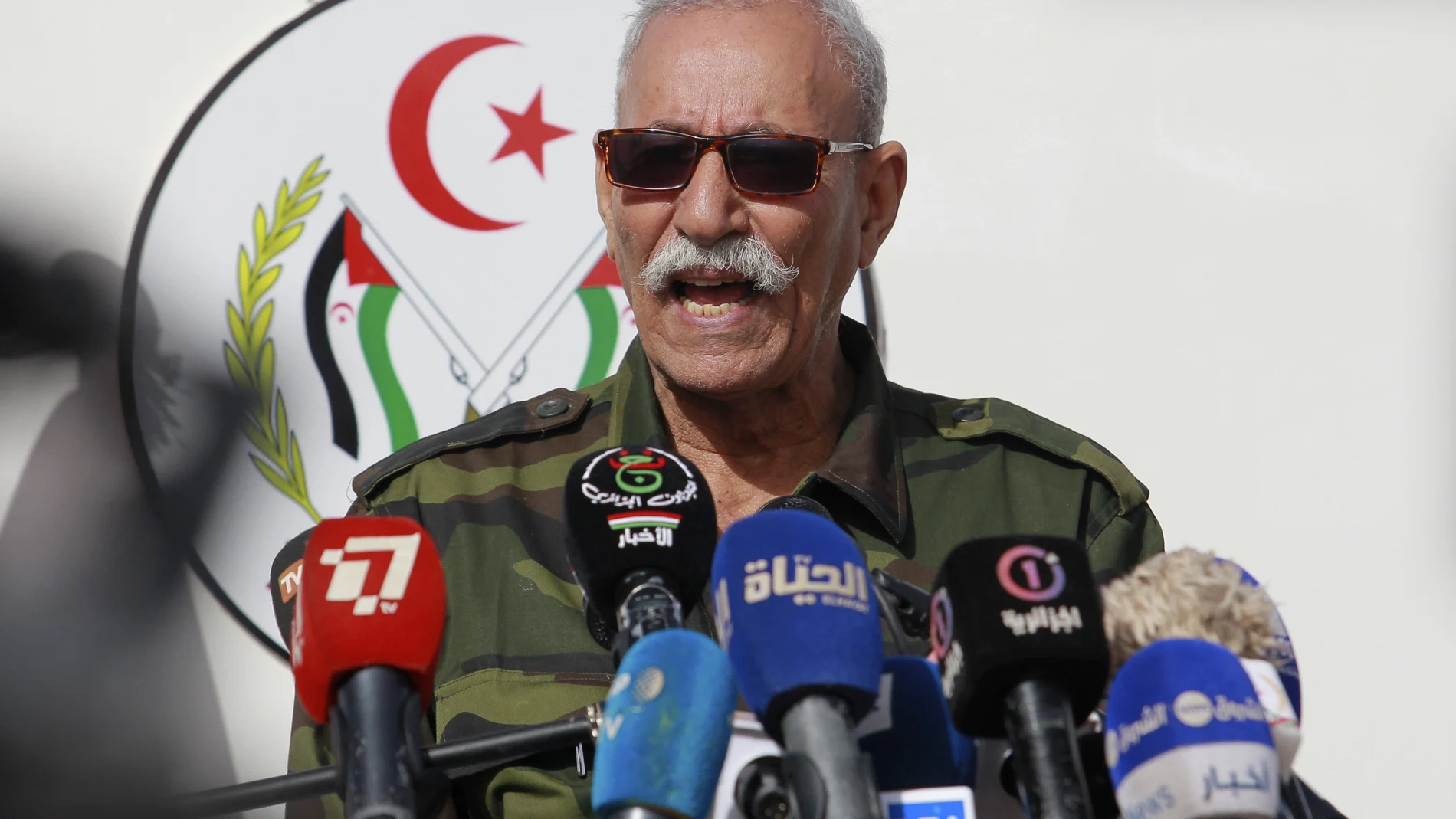 El secretario general del Frente Polisario, Brahim Ghalib