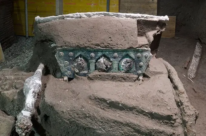 El carro ceremonial romano hallado en Pompeya casi intacto es un hallazgo único hasta ahora