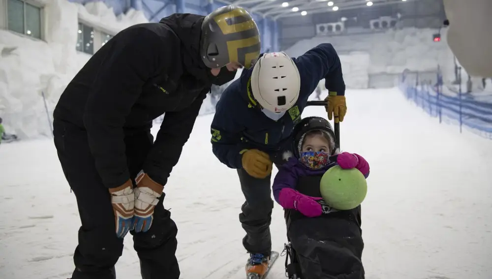Las pistas de nieve de Madrid SnowZone vivieron una mañana de domingo inolvidable