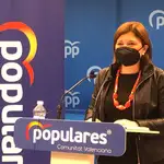 La presidenta del PPCV, Isabel Bonig
