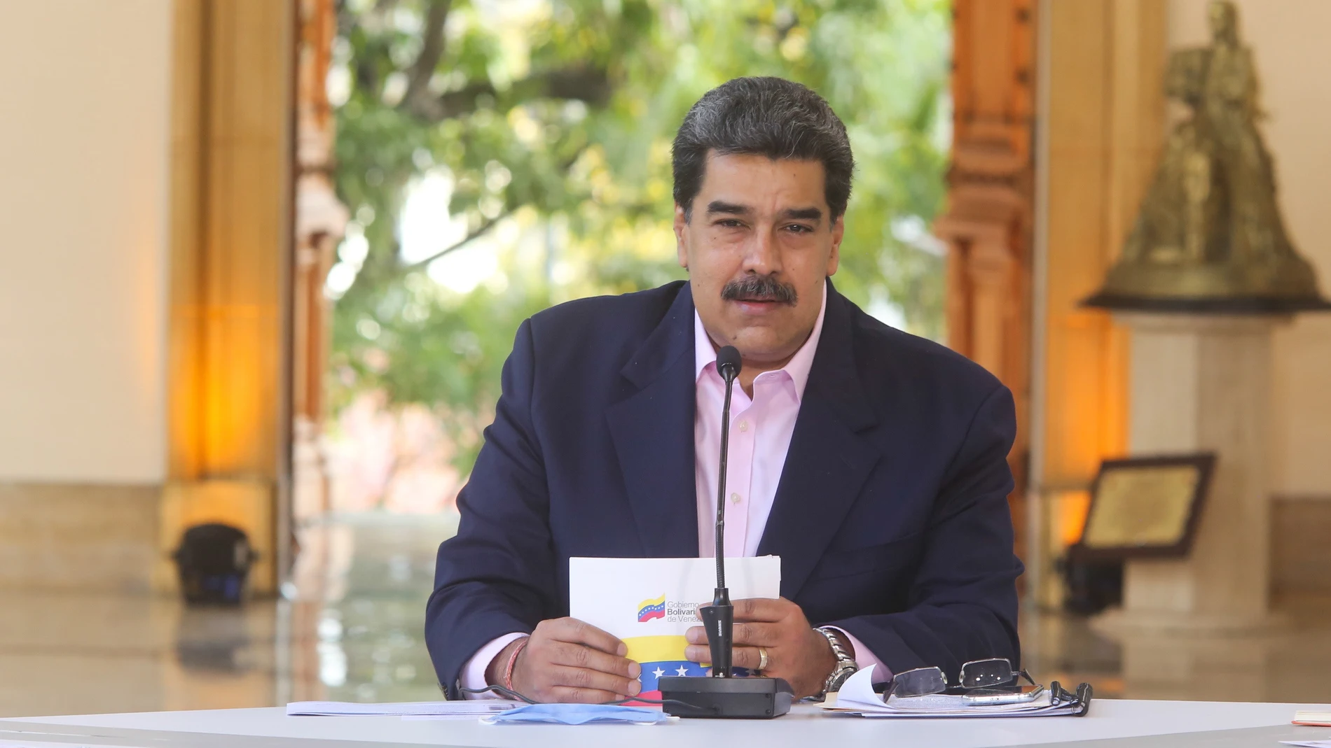 El dictador Nicolas Maduro en Caracas