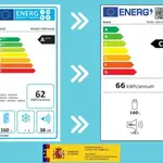 Nueva etiqueta de eficiencia energética para los electrodomésticos.
