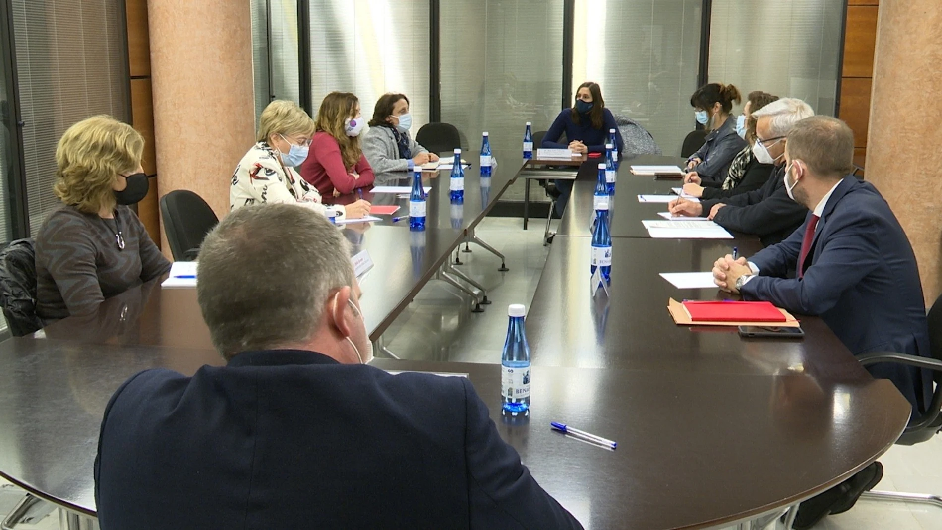 Imagen de archivo de la reunión de la Comisión Mixta Generalitat-Ayuntamiento de Seguimiento de la Covid-19 en la ciudad de València.