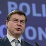 Valdis Dombrovskis, vicepresidente de la Comisión Europea y Comisario europeo del Euro y de Diálogo Social, interviene hoy para anunciar las medidas destinadas a impulsar el crecimiento económico