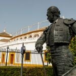 Plaza de toros de la Real Maestranza de Sevilla que en las próximas semanas inaugurara la temporada taurina, respetando las actuales medidas sanitarias y a la espera de sucesivos cambios que permitan una mayor asistencia de público a los tendidos.