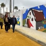 Murcia homenajea al dibujante MAN con un mural del Tío Pencho en Rincón de Seca