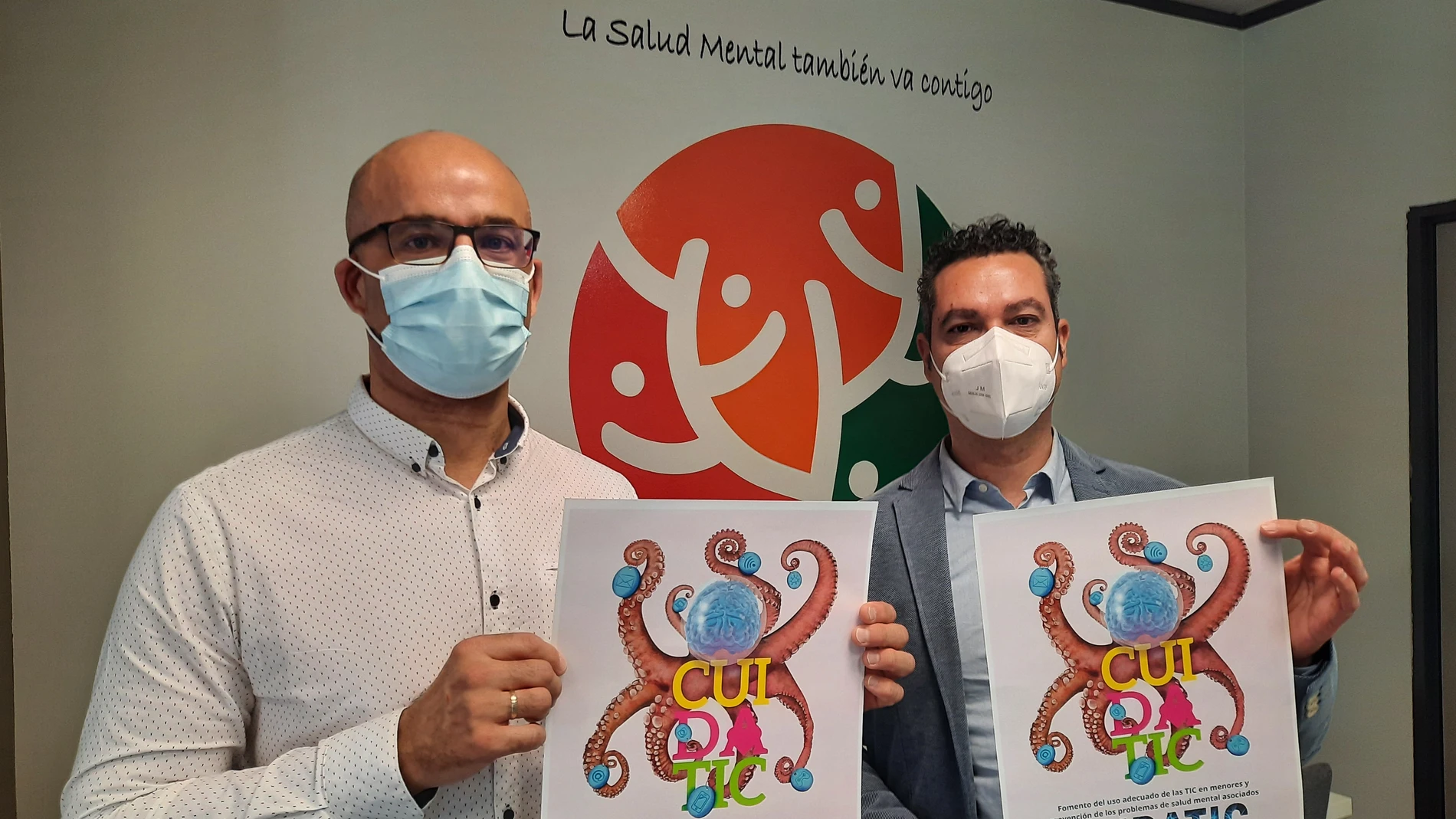 Ángel Lozano y David Cortejoso durante la presentación de este nuevo proyecto