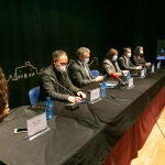 El delegado del Gobierno en Castilla y León, Javier Izquierdo, asiste a la presentación del proyecto 5G-Lean que se lleva a cabo en Matanza de Soria, una localidad del ayuntamiento de San Esteban de Gormaz.