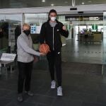 Pau Gasol, a su llegada a Barcelona