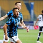 Alexis Sánchez con el Inter de Milán.