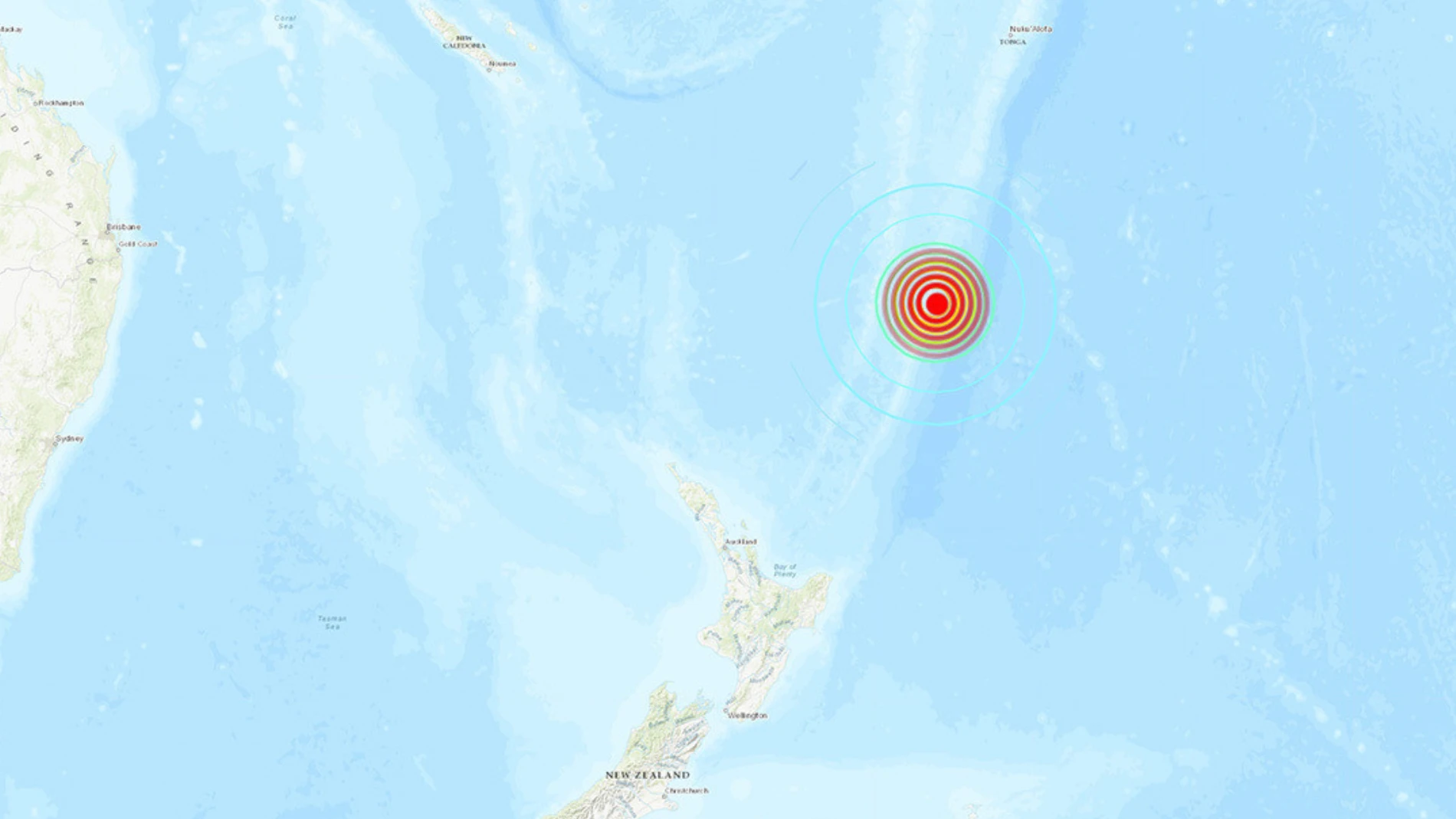 Las Islas Kermadec, donde se ha producido el segundo terremoto este jueves