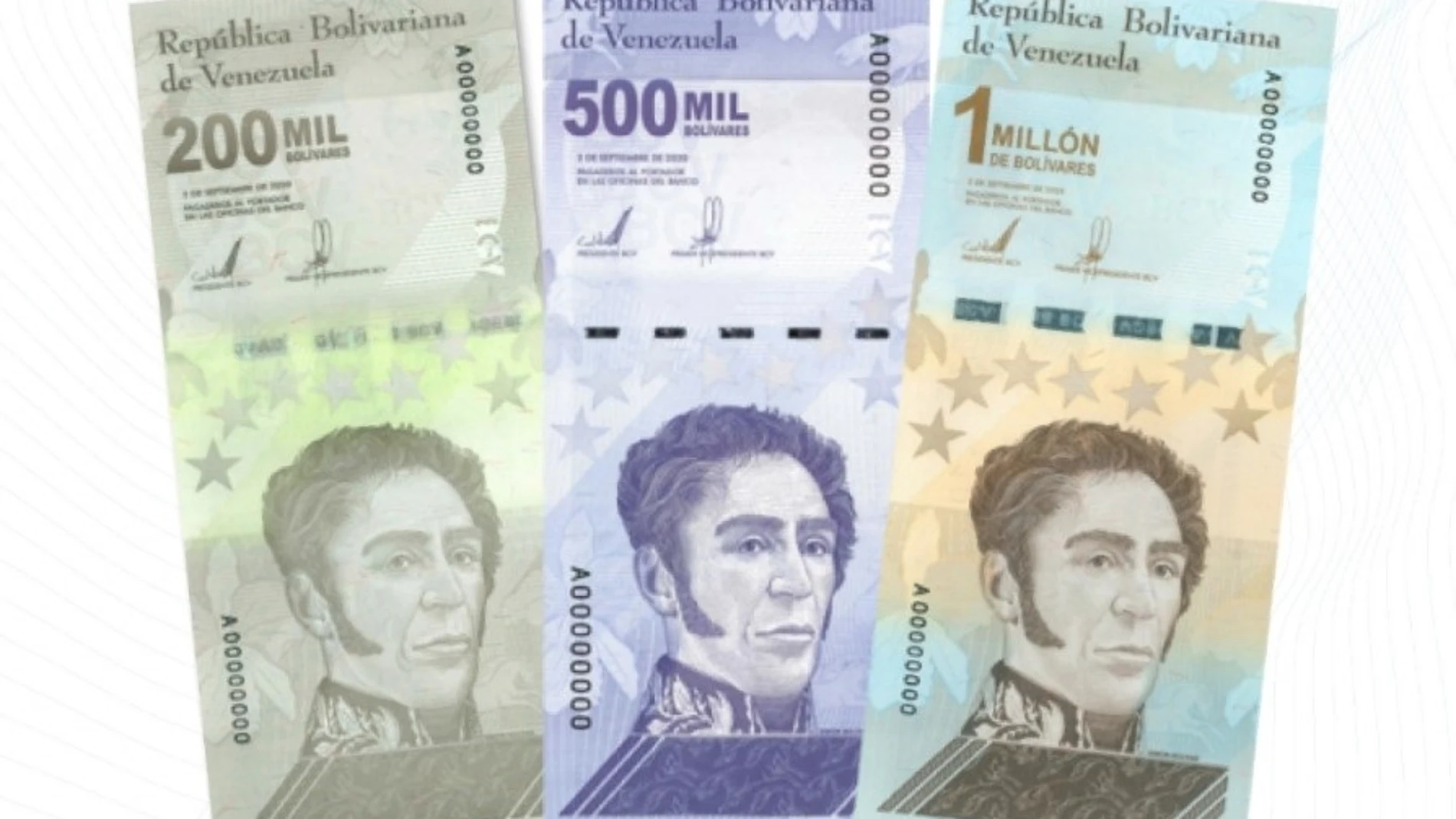 Nuevos billetes de 200.000, 500.000 y un millón de bolívares en VenezuelaBANCO CENTRAL DE VENEZUELA06/03/2021