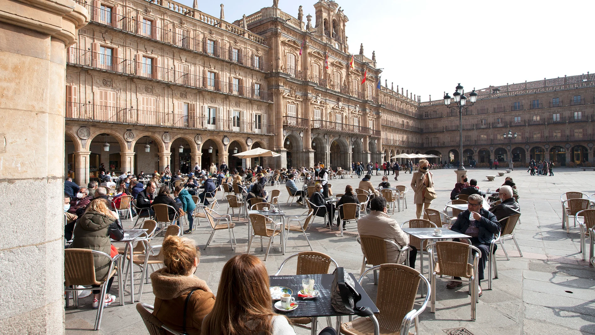 Día de terrazas en Salamanca