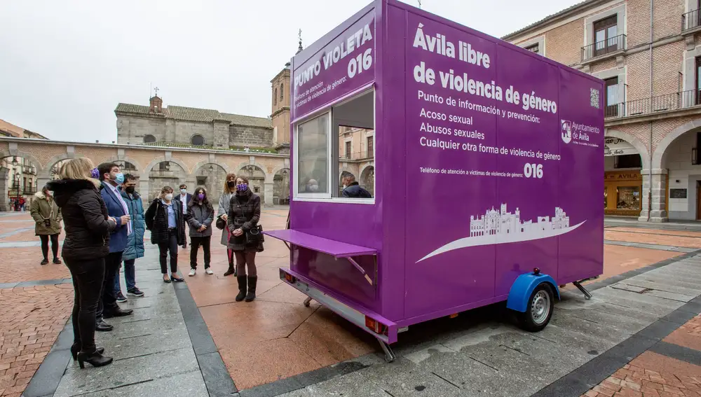 Punto de información contra la violencia de género en Ávila