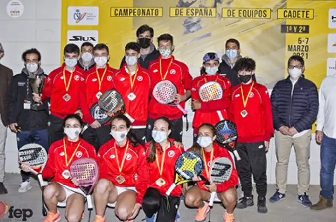 El equipo Damm A muestra su superioridad en el Campeonato de España Cadete