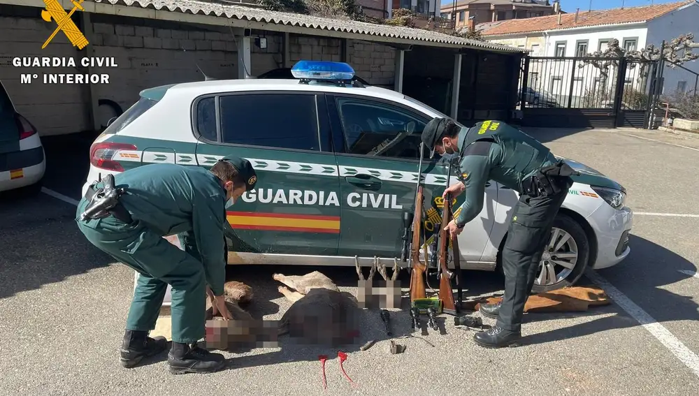 Investigan a tres hombres por un supuesto delito de caza furtiva al abatir dos corzos machos en época de veda en la Montaña Palentina