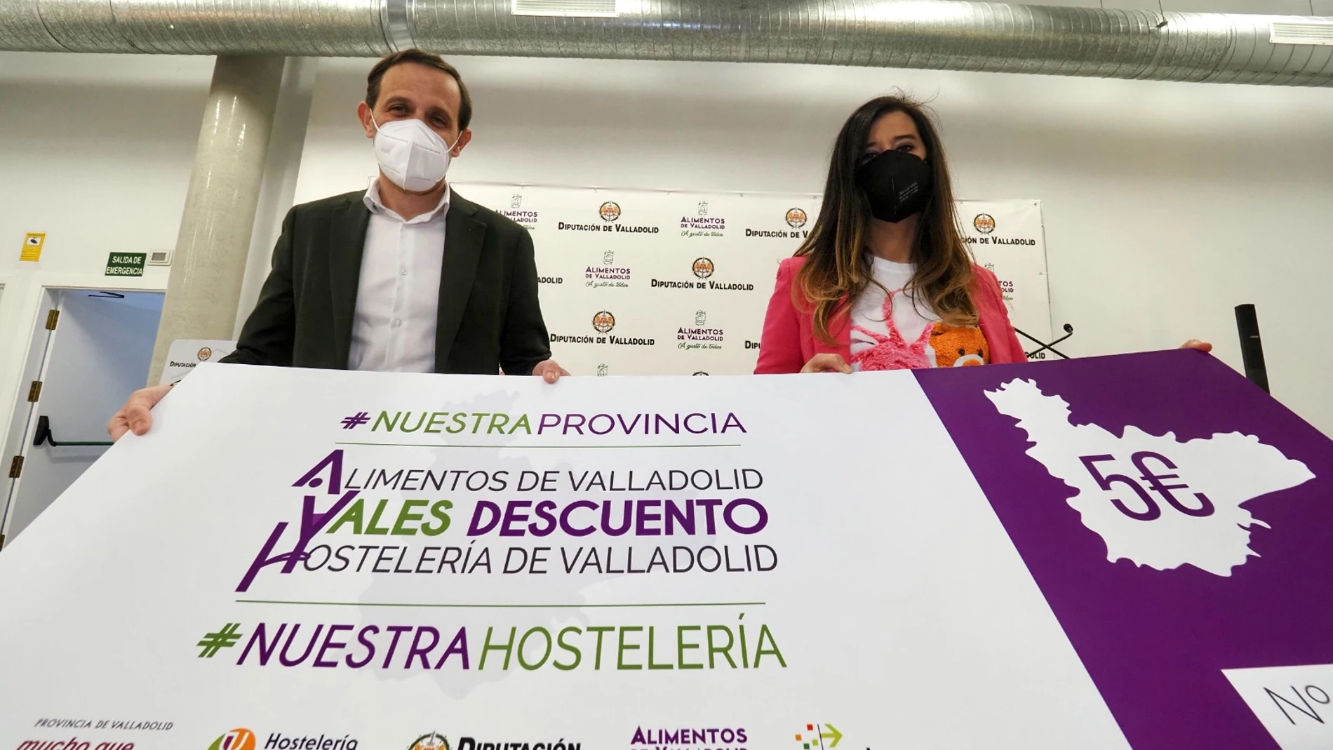 Conrado Íscar y María José Hernández presentan la nueva campaña de la Diputación de Valladolid