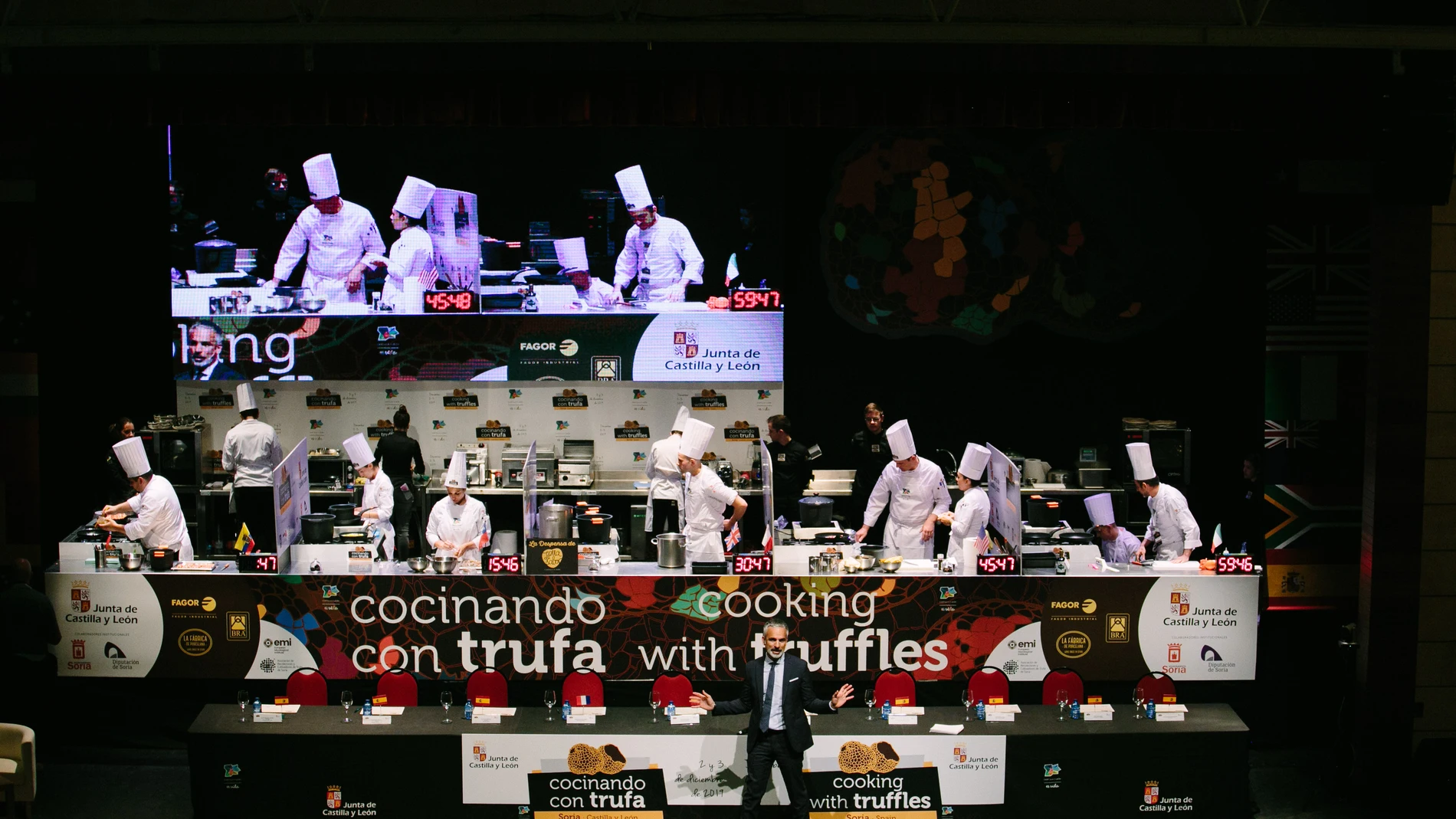Concurso internacional "Cocinando con Trufa" de la pasada edición