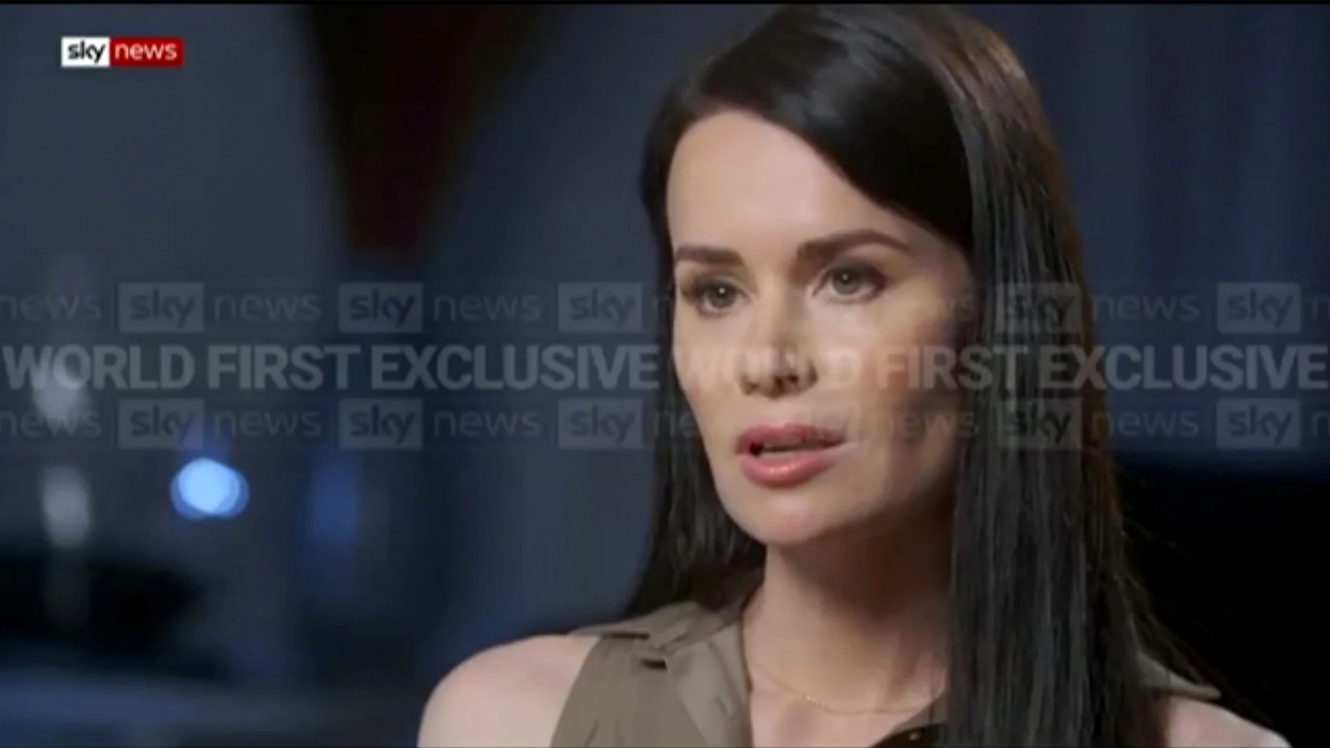 Kylie Moore Gilbert, académica británico-australiana detenida en Irán, habla durante una entrevista con la emisora ​​Sky News Australia