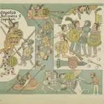 Este fragmento del lienzo de Tlaxcala retrata el asalto a la capital azteca y la lucha que hubo