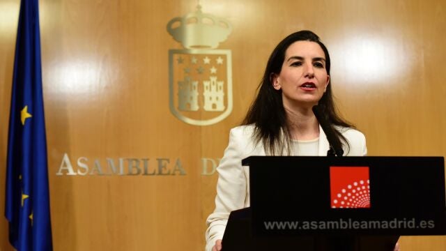 La portavoz de Vox en la Asamblea de Madrid, Rocío Monasterio