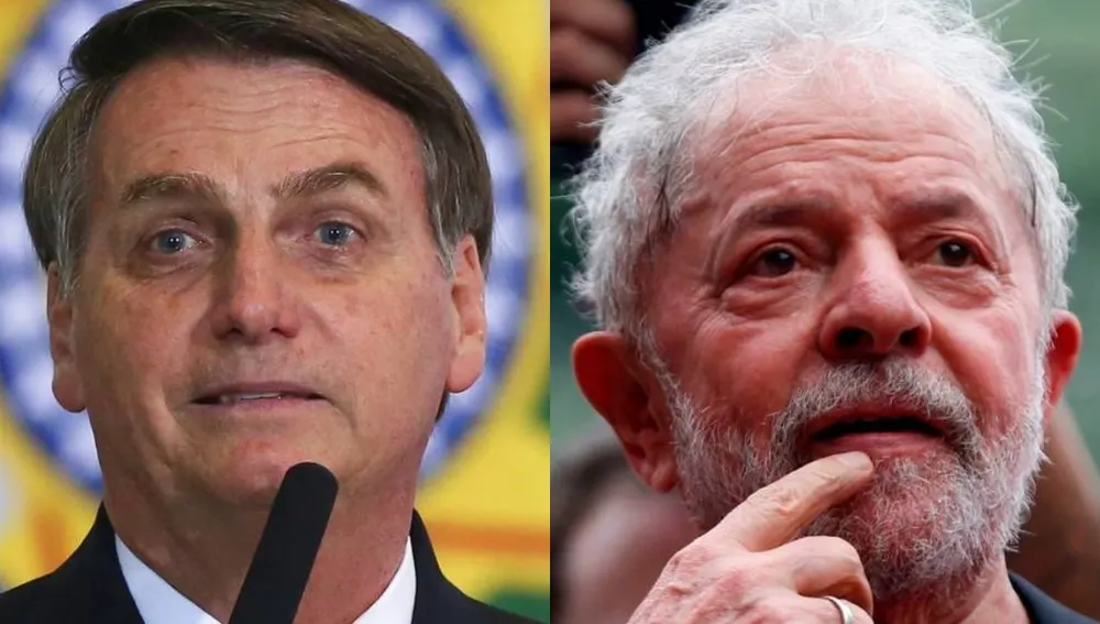 Jair Bolsonaro y Lula da Silva, en imágenes de archivo