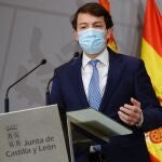 El presidente de la Junta de Castilla y León, Alfonso Fernández Mañueco