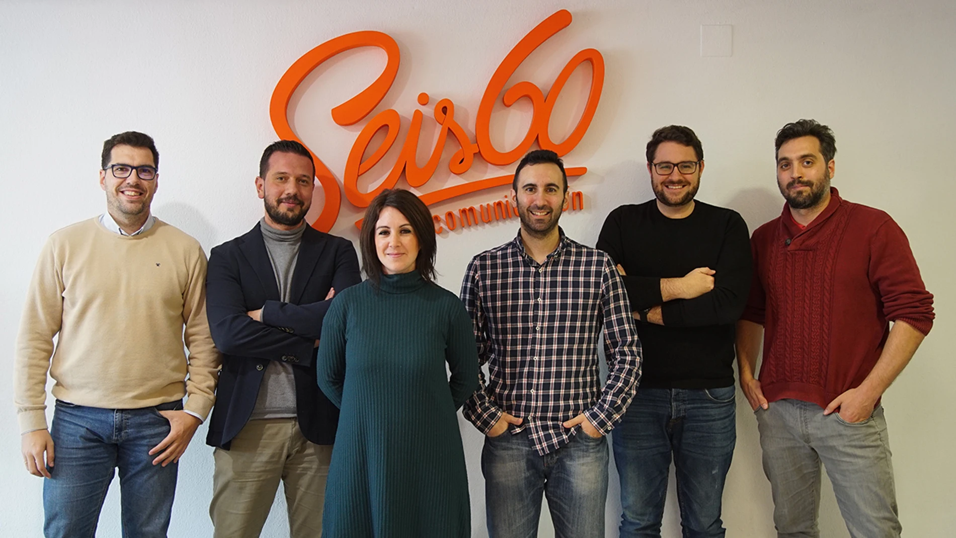 Equipo de la Agencia de Comunicación Seis60 de Sevilla